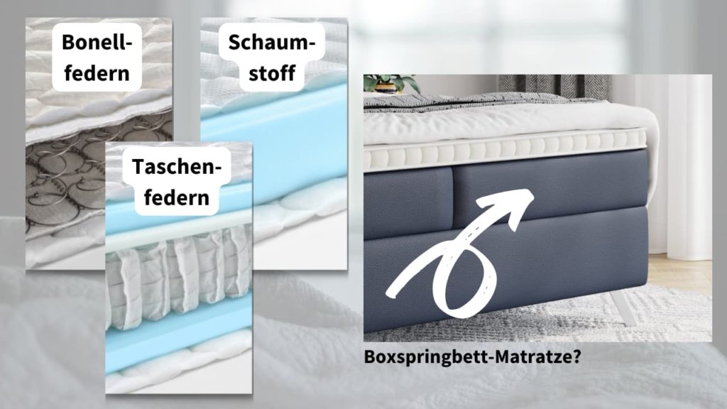 Boxspringbett-Matratze: Worauf achten?