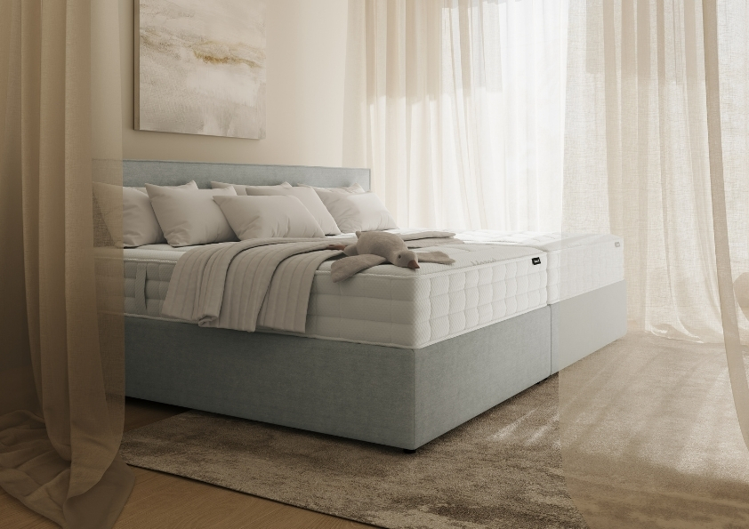 Boxspringbett mit Bettkasten