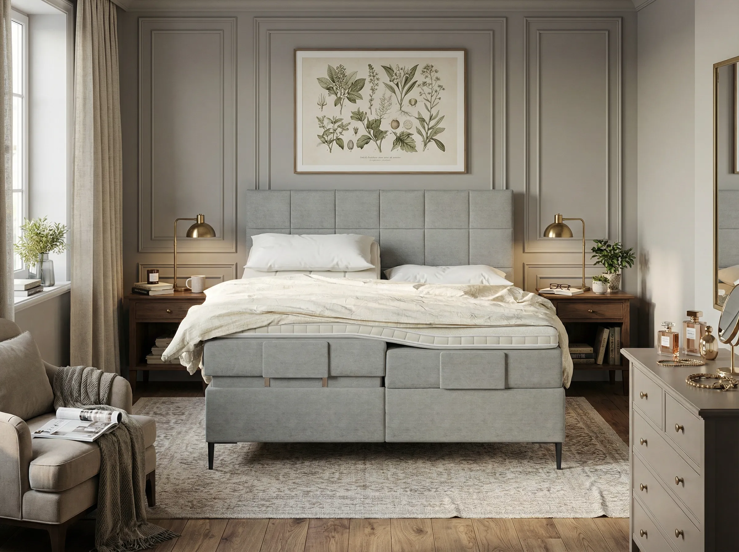 Elektrisches Boxspringbett