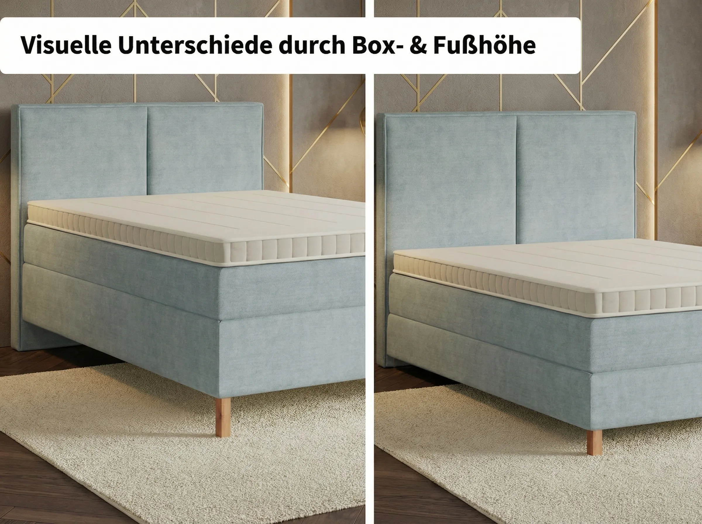 Hohe Boxspringbetten Hohe Boxspringbetten