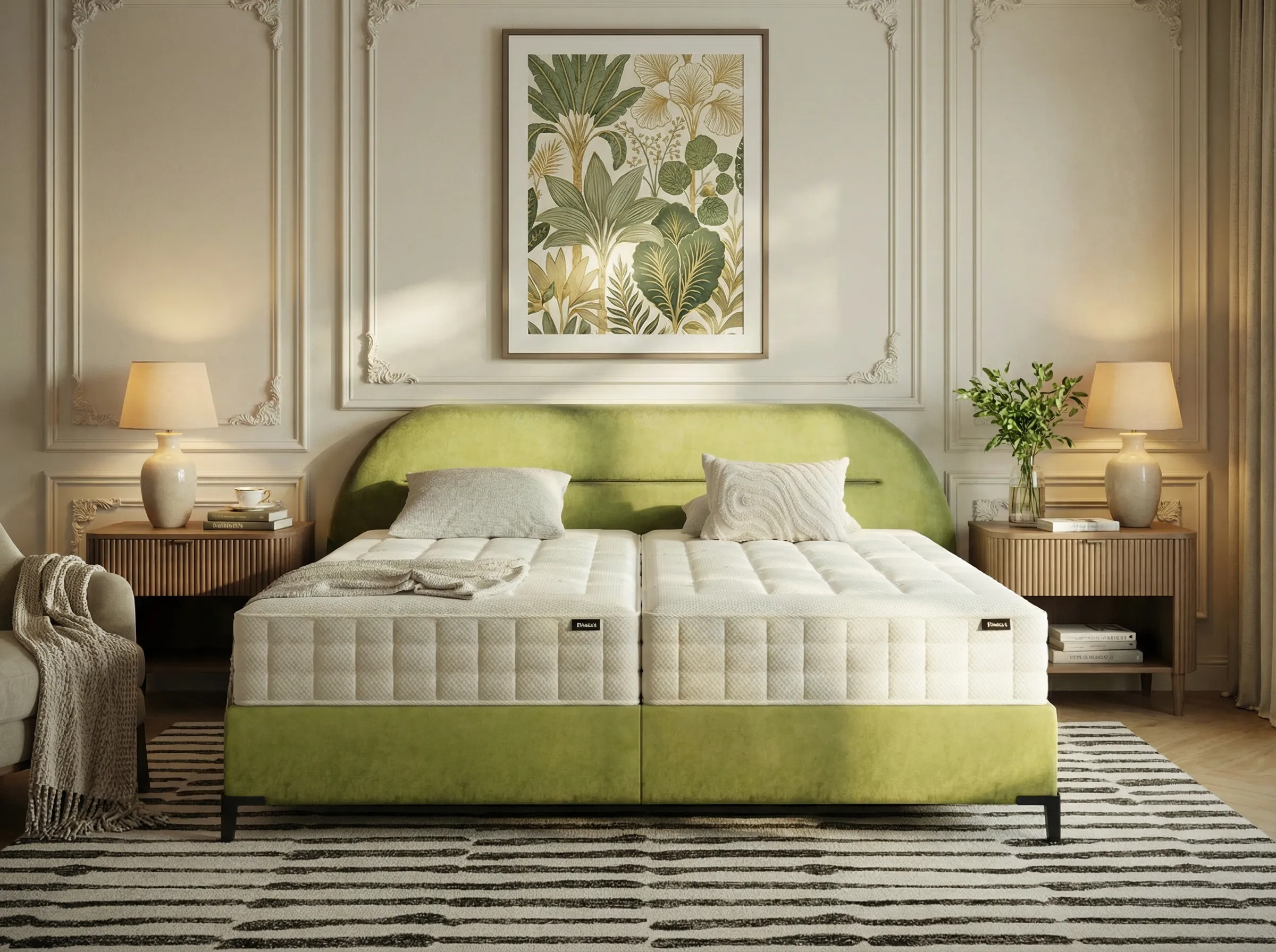 King-Size-Boxspringbett King-Size-Boxspringbett