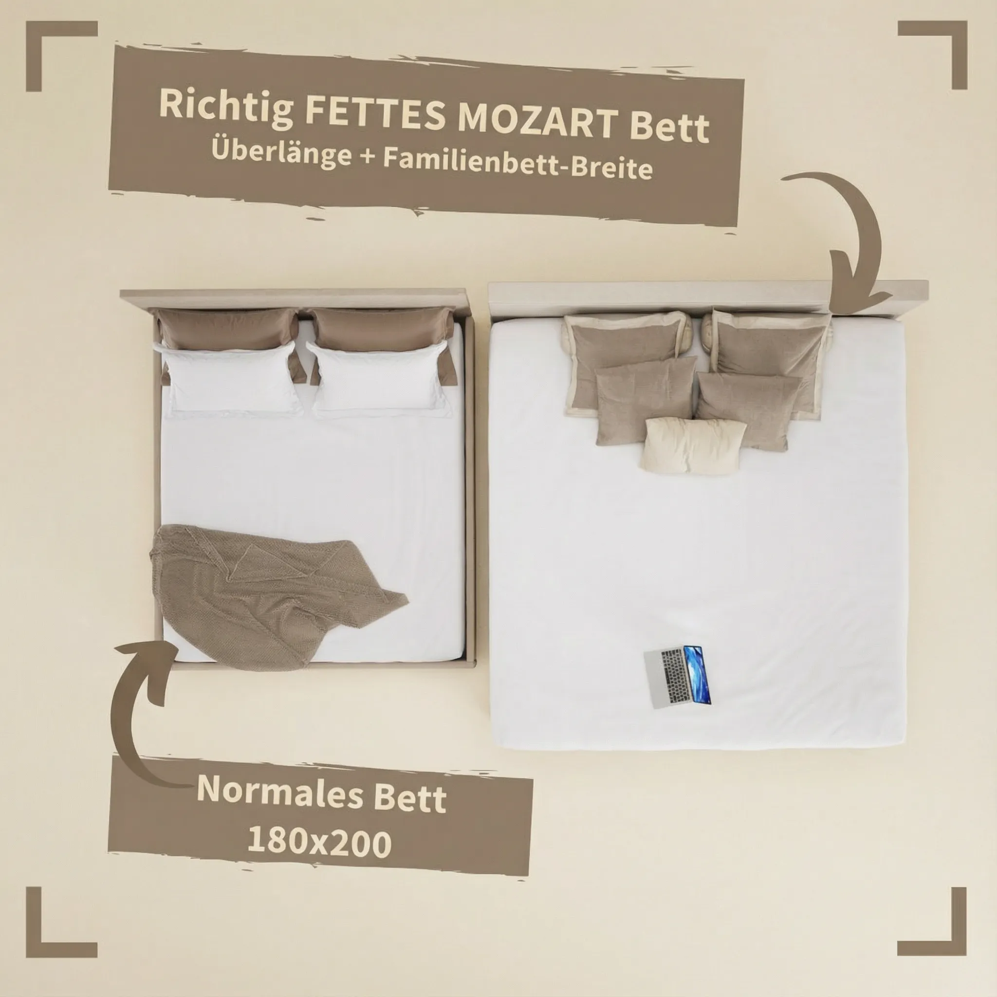 Kingsize-Boxspringbett- King-Size-Boxspringbett