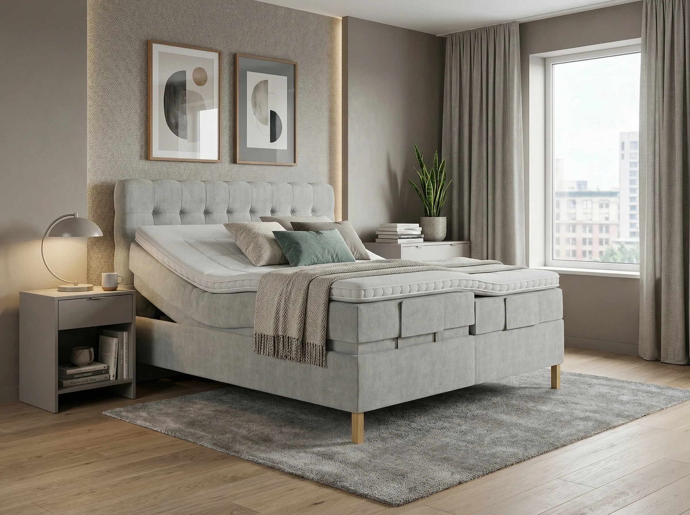 queen size bett elektrisch