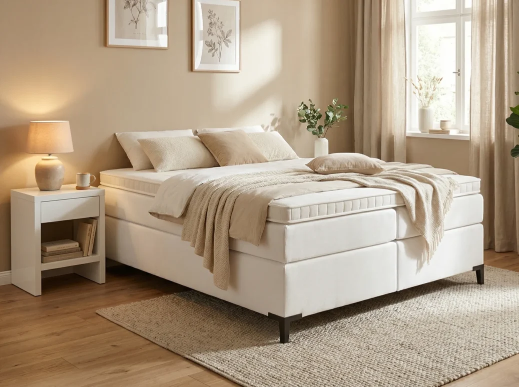 Boxspringbett ohne Kopfteil
