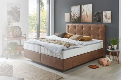 Schwebendes Boxspringbett
