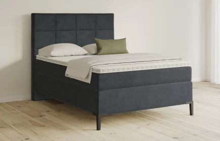 Mozart Boxspringbett Serie 5 Schubert 90x220 Samt Anthrazit H3