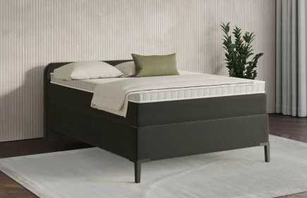Mozart Boxspringbett Serie 7 Salieri 140x200 Samt Schwarz H3