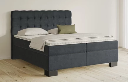 Mozart Boxspringbett Serie 5 Haydn 160x210 Samt Anthrazit H3/H3