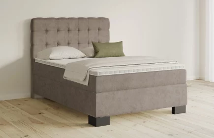 Mozart Boxspringbett Serie 5 Haydn 140x200 Samt Beigebraun H3