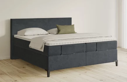 Mozart Boxspringbett Serie 5 Bach 160x200 elektrisch Samt Anthrazit H3/H3