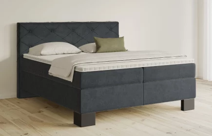 Mozart Boxspringbett Serie 5 Brahms 280x220 Samt Anthrazit H2/H3