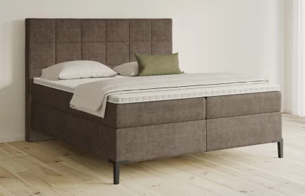 Mozart Boxspringbett Serie 5 Schubert 280x200 Feiner Stoff Braun H3/H2