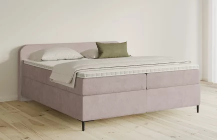 Mozart Boxspringbett Serie 5 Salieri 280x200 Samt Hellrosa H2/H2