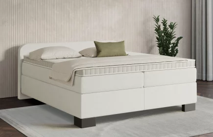 Mozart Boxspringbett Serie 7 Salieri 200x200 Samt Crèmeweiß H3