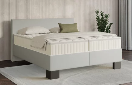 Mozart Boxspringbett Serie 7 Bach 180x200 Kunstleder Stone H4/H3 Königliche Matratze