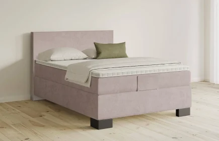 Mozart Boxspringbett Serie 5 Bach 140x200 Samt Blossom Pink H4