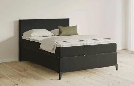 Mozart Boxspringbett Serie 5 Bach 140x220 Samt Raven Silk H3