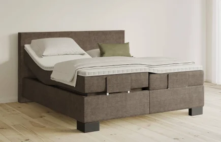 Mozart Boxspringbett Serie 5 Bach 180x200 elektrisch Feiner Stoff Nutshell H3/H3