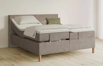 Mozart Boxspringbett Serie 5 Bach 180x200 elektrisch Samt Cookie H3/H3