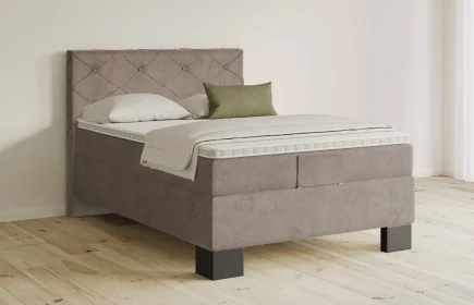 Mozart Boxspringbett Serie 5 Brahms 140x200 Samt Cookie H3
