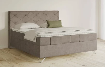 Mozart Boxspringbett Serie 5 Brahms 180x200 Samt Cookie H4/H3