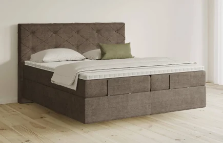 Mozart Boxspringbett Serie 5 Brahms 280x200 Feiner Stoff Nutshell H3/H3 schwebend