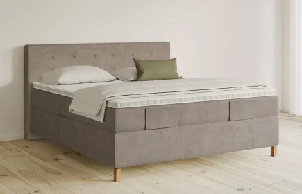 Mozart Boxspringbett Serie 5 Clementi 180x200 Samt Cookie H3/H3