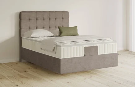 Mozart Boxspringbett Serie 5 Haydn 140x200 Samt Cookie H3 schwebend Königliche Matratze