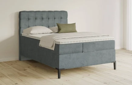 Mozart Boxspringbett Serie 5 Haydn 140x200 Samt Dusty Blues H2