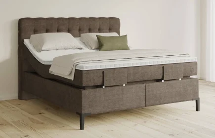 Mozart Boxspringbett Serie 5 Haydn 160x220 elektrisch Feiner Stoff Nutshell H4/H3