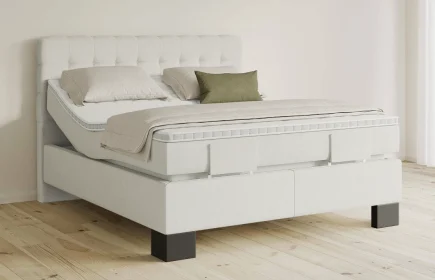 Mozart Boxspringbett Serie 5 Haydn 180x200 elektrisch Samt Vanilla Nice H3/H3