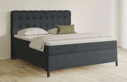 Mozart Boxspringbett Serie 5 Haydn 180x200 Samt Anthrazit H2/H3