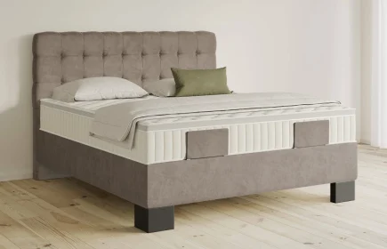 Mozart Boxspringbett Serie 5 Haydn 180x200 Samt Cookie H3/H3 Königliche Matratze
