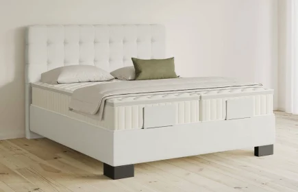 Mozart Boxspringbett Serie 5 Haydn 180x200 Samt Vanilla Nice H3/H4 Königliche Matratze