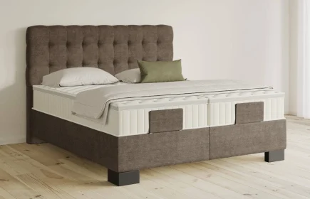 Mozart Boxspringbett Serie 5 Haydn 240x220 Feiner Stoff Nutshell H3/H3 Königliche Matratze