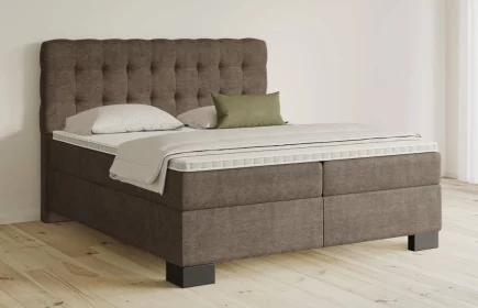 Mozart Boxspringbett Serie 5 Haydn 280x220 Feiner Stoff Braun H3/H3