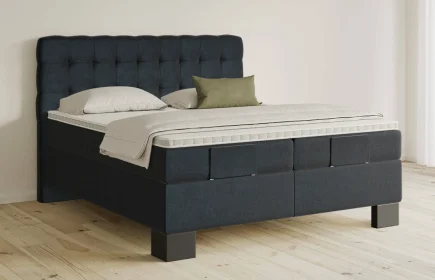 Mozart Boxspringbett Serie 5 Haydn 280x220 Samt Night Blue H3/H3