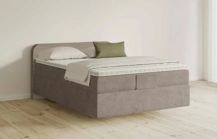 Mozart Boxspringbett Serie 5 Salieri 140x200 Samt Cookie H2 schwebend