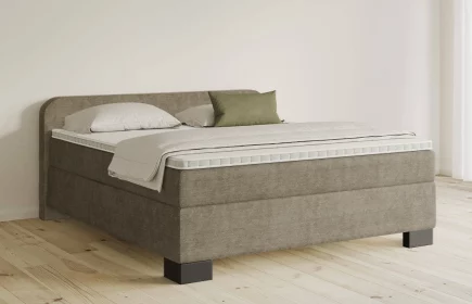 Mozart Boxspringbett Serie 5 Salieri 180x200 Feiner Stoff Taupe H3/H3