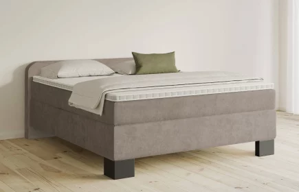 Mozart Boxspringbett Serie 5 Salieri 180x200 Samt Beigebraun H3/H3