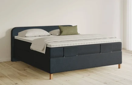 Mozart Boxspringbett Serie 5 Salieri 180x200 Samt Night Blue H3/H2