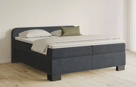 Mozart Boxspringbett Serie 5 Salieri 240x200 Samt Anthrazit H2/H2