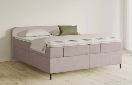 Mozart Boxspringbett Serie 5 Salieri 280x200 Samt Blossom Pink H2/H2