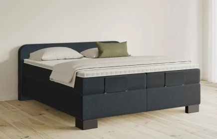 Mozart Boxspringbett Serie 5 Salieri 280x210 Samt Night Blue H3/H4