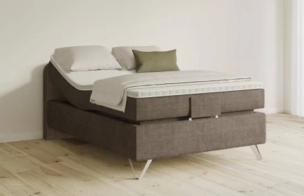Mozart Boxspringbett Serie 5 Salieri 90x200 elektrisch Feiner Stoff Nutshell H3