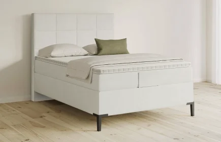Mozart Boxspringbett Serie 5 Schubert 140x200 Samt Vanilla Nice H3