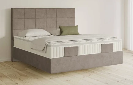 Mozart Boxspringbett Serie 5 Schubert 180x200 Samt Cookie H3/H2 schwebend Königliche Matratze