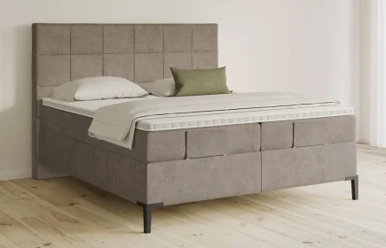 Mozart Boxspringbett Serie 5 Schubert 180x200 Samt Cookie H3/H4