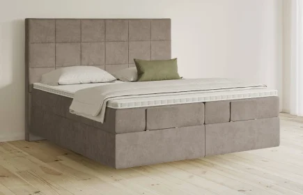 Mozart Boxspringbett Serie 5 Schubert 240x200 Samt Cookie H3/H4 schwebend