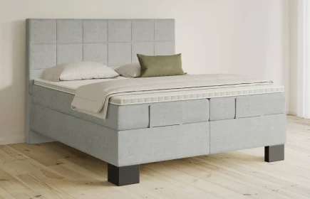 Mozart Boxspringbett Serie 5 Schubert 280x190 Feiner Stoff Lunar Mist H3/H3